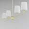 Maxim Lighting Bristol 4-Light Linear Chandelier 12097SWSBR - alternate 4